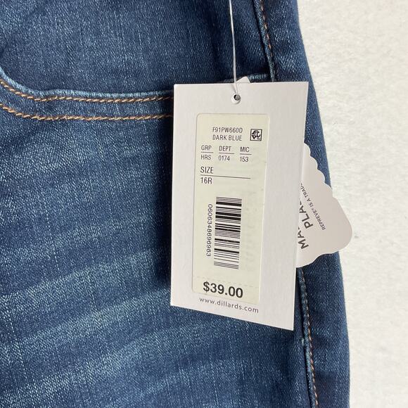 Westbound Womens The High Rise Skinny Jeans Dark Wash 16 Regular NWT - Picture 5 of 16